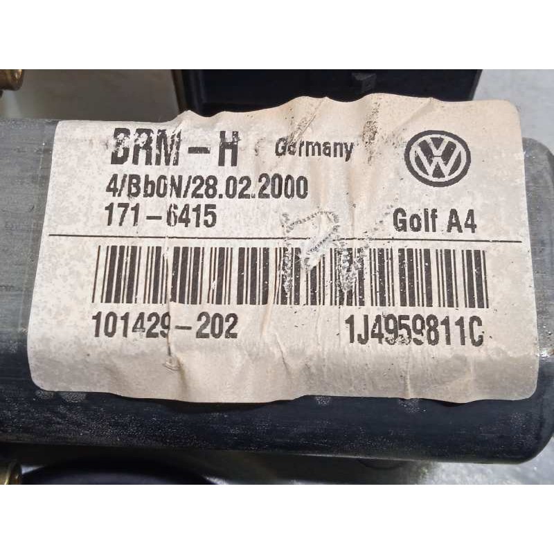 Recambio de elevalunas trasero izquierdo para volkswagen golf iv berlina (1j1) básico referencia OEM IAM 1J4839729G  1J4959811C