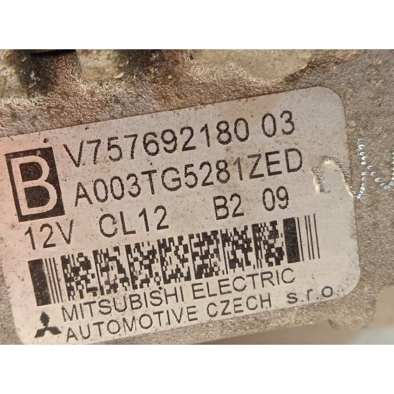 Recambio de alternador para peugeot 208 allure referencia OEM IAM V757692180 9819187680 A003TG5281ZED