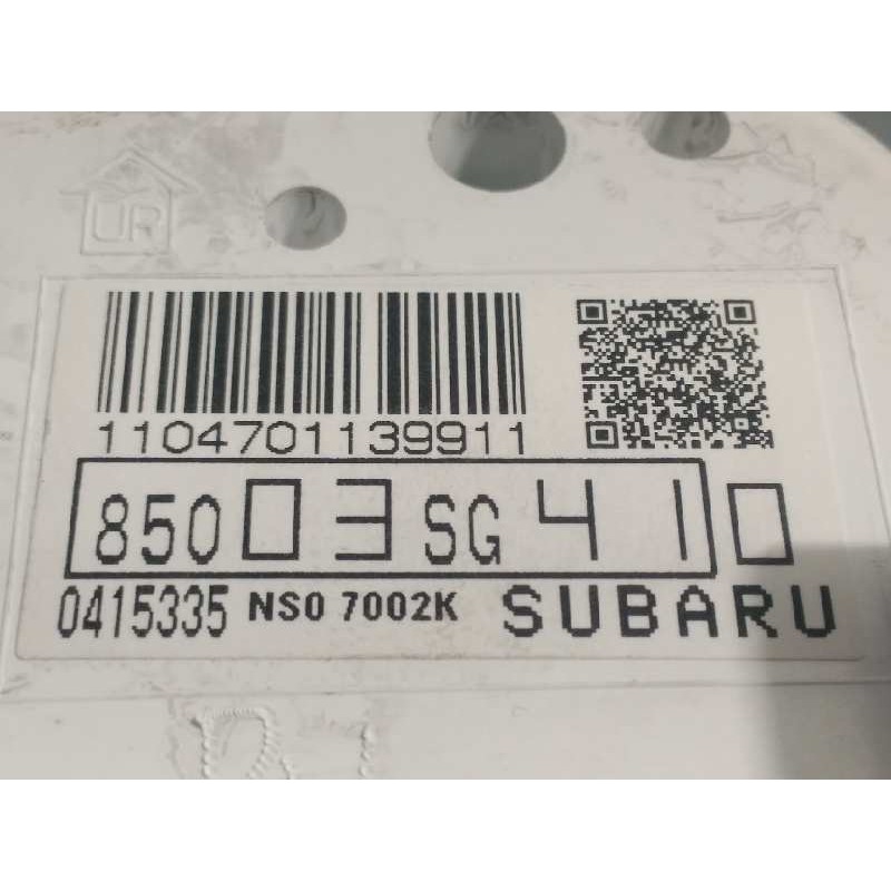 Recambio de cuadro instrumentos para subaru forester s12 2.0 diesel cat referencia OEM IAM 85003SG410  
