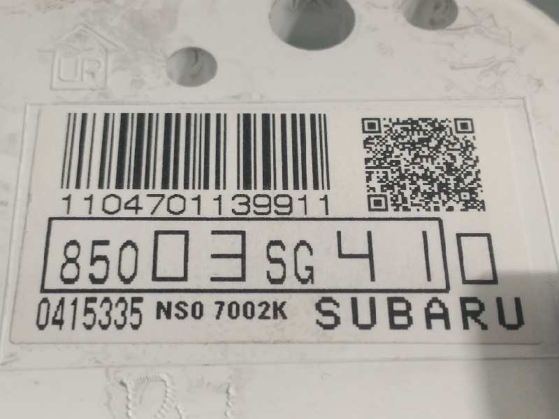 Recambio de cuadro instrumentos para subaru forester s12 2.0 diesel cat referencia OEM IAM 85003SG410  