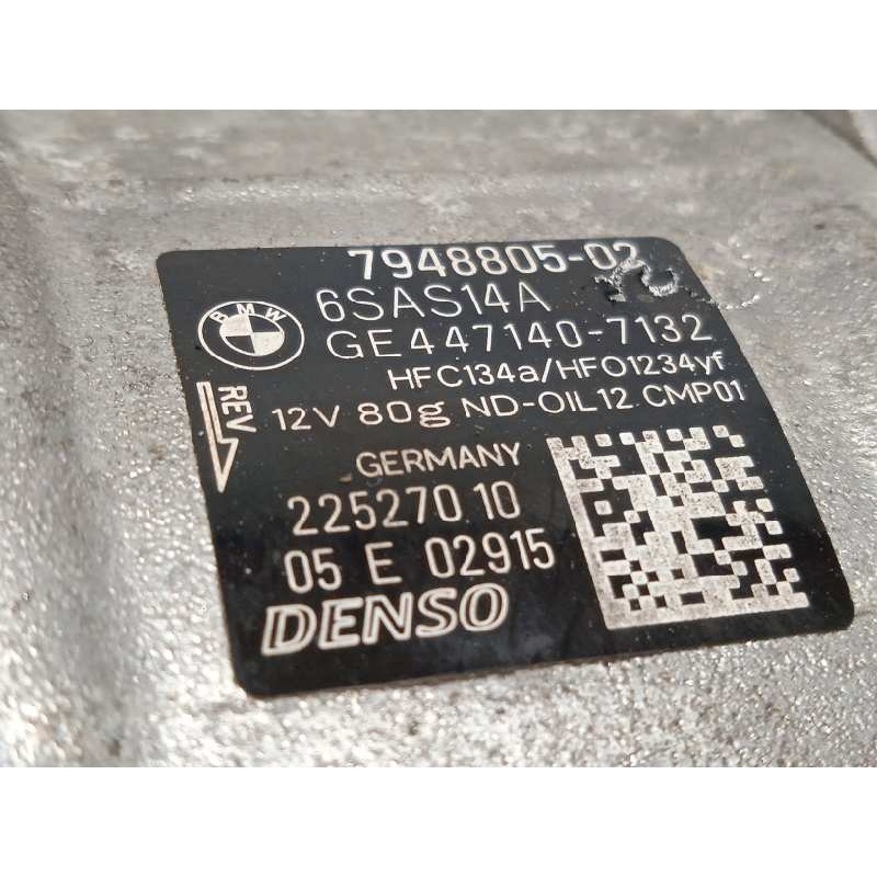 Recambio de compresor aire acondicionado para bmw serie x3 (g01) xdrive 30d referencia OEM IAM 7948805 64527948805 4471407132
