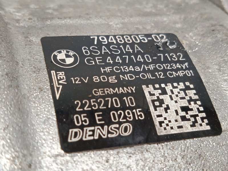 Recambio de compresor aire acondicionado para bmw serie x3 (g01) xdrive 30d referencia OEM IAM 7948805 64527948805 4471407132