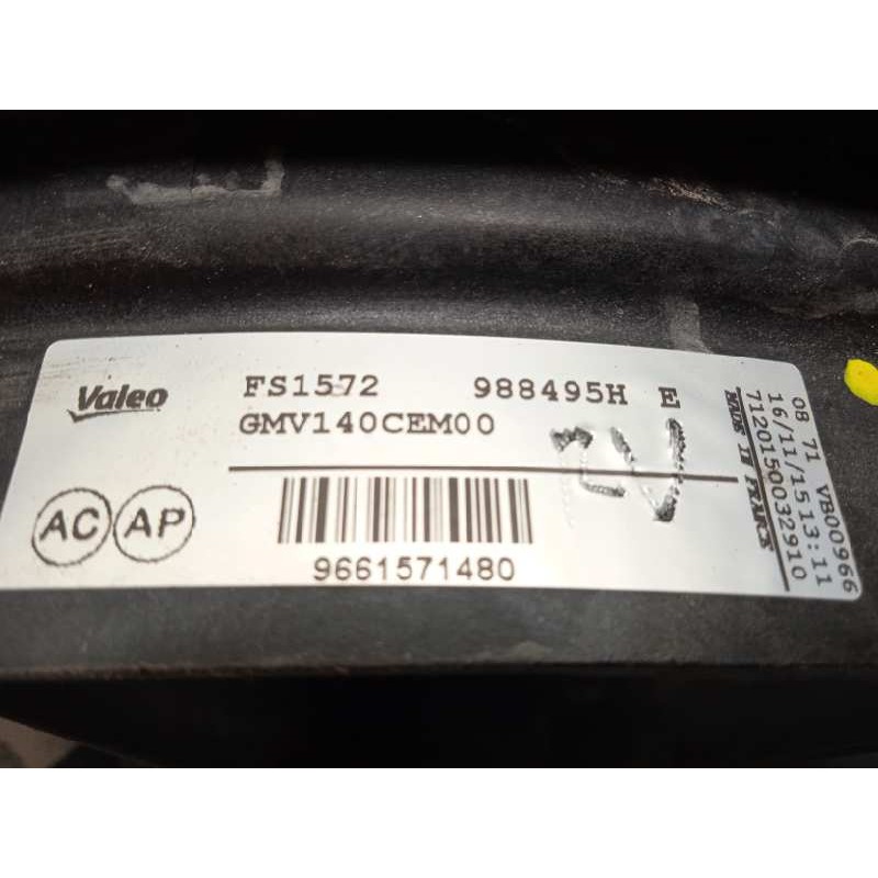 Recambio de electroventilador para peugeot partner kombi access referencia OEM IAM 9661571480 9828719880 1253K4