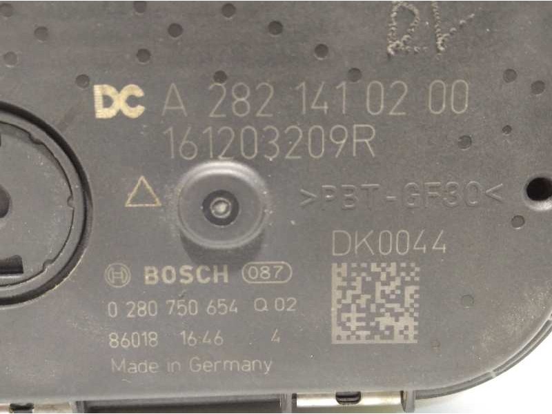 Recambio de caja mariposa para dacia duster ii referencia OEM IAM A2821410200 0280750654 161203209R