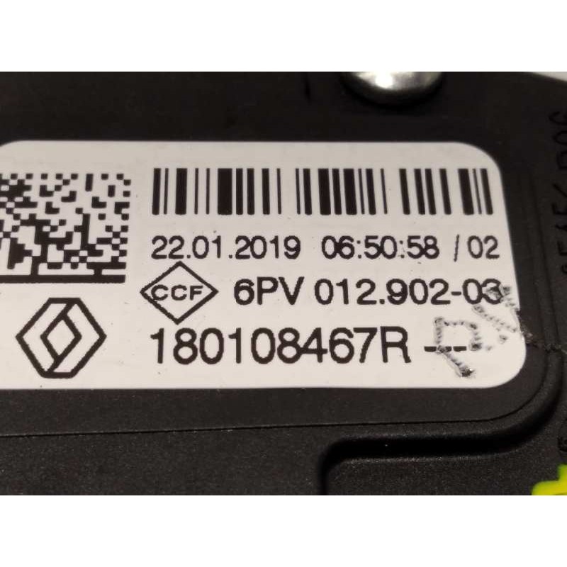 Recambio de potenciometro pedal para dacia duster ii referencia OEM IAM 180108467R  6PV01290203