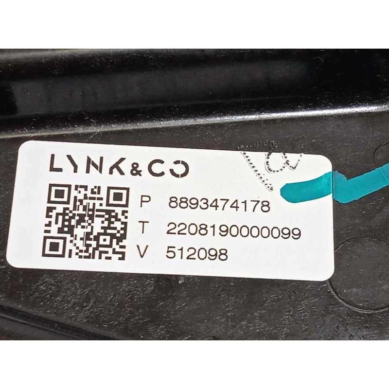 Recambio de elevalunas delantero derecho para lynk&co lynk & co 01 1.5 phev referencia OEM IAM 8893474178  