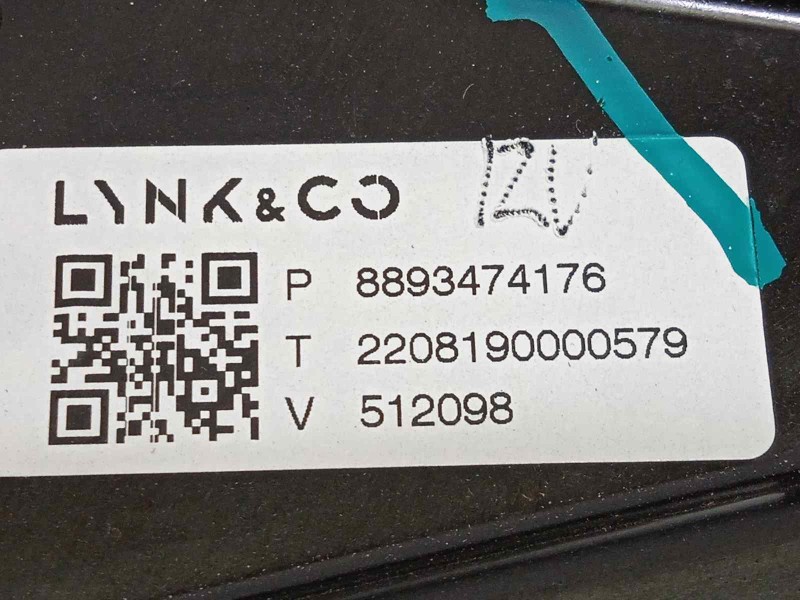 Recambio de elevalunas delantero izquierdo para lynk&co lynk & co 01 1.5 phev referencia OEM IAM 8893474176  