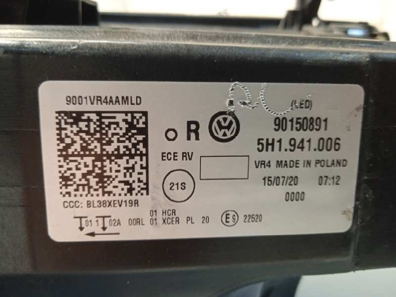 Recambio de faro derecho para volkswagen golf viii lim. (cd1) style referencia OEM IAM 5H1941006  