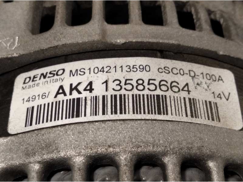 Recambio de alternador para opel corsa e selective referencia OEM IAM 13585664  MS1042113590