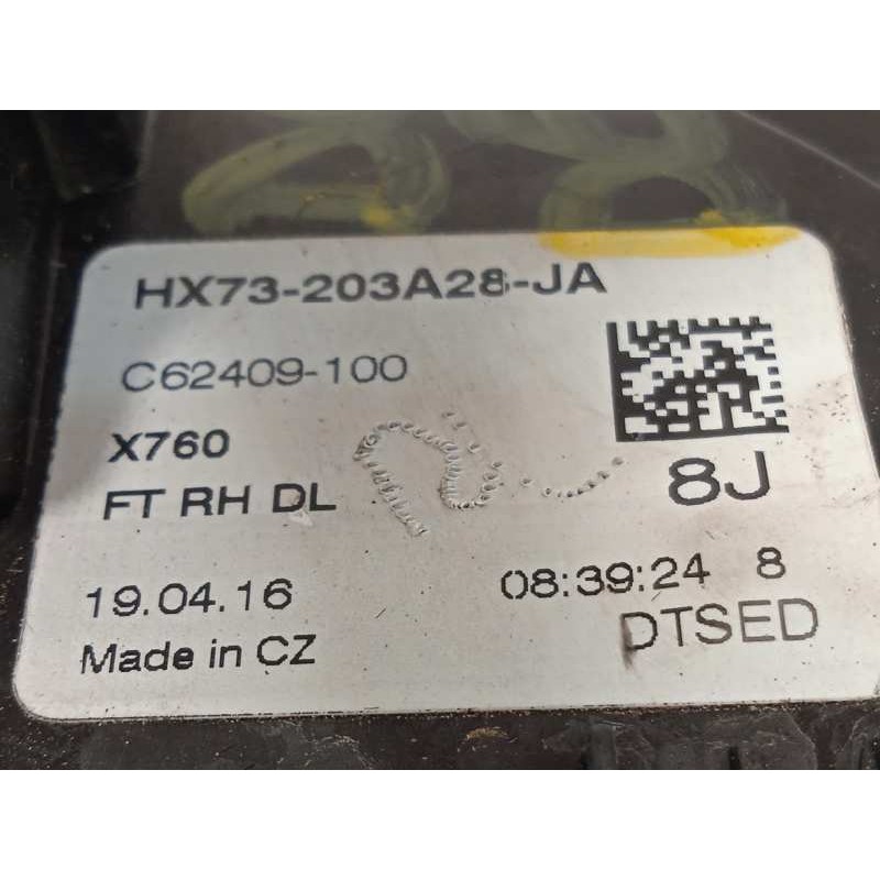 Recambio de cerradura puerta delantera derecha para jaguar xe 2.0 diesel cat referencia OEM IAM HX73203A28JA  