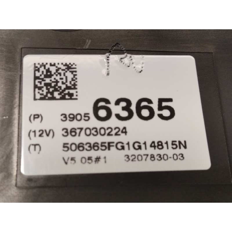 Recambio de cuadro instrumentos para opel corsa e selective referencia OEM IAM 39056365  