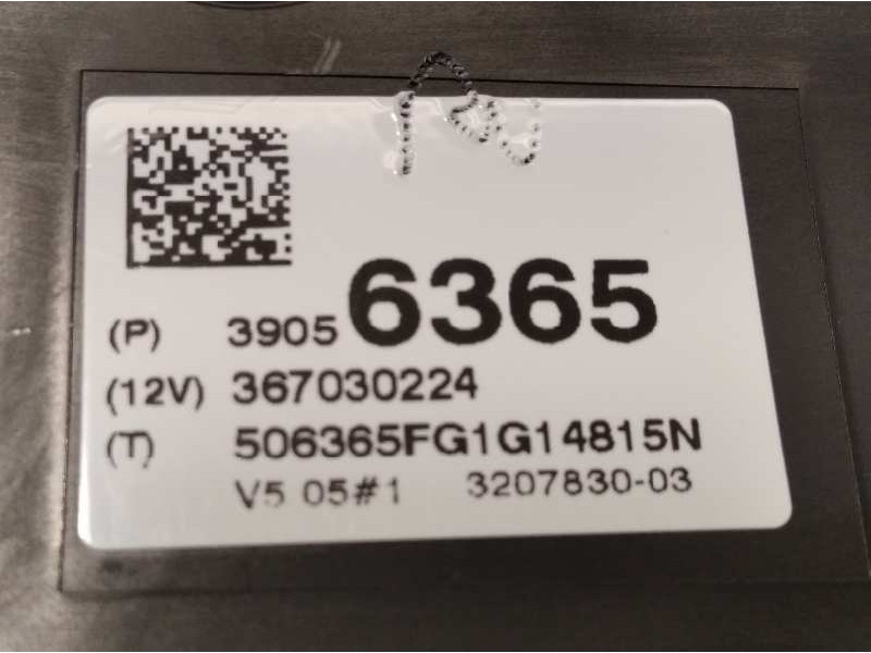 Recambio de cuadro instrumentos para opel corsa e selective referencia OEM IAM 39056365  