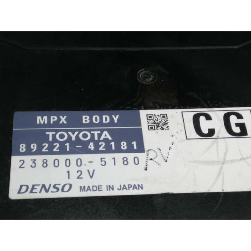 Recambio de modulo electronico para toyota rav 4 advance referencia OEM IAM 8922142181  2380005180