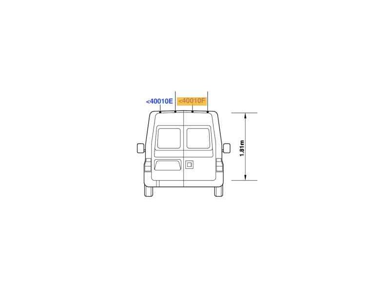 Recambio de puerta trasera derecha para ford transit combi ´06 ft 300 largo referencia OEM IAM 1761430  YC15V40010MU