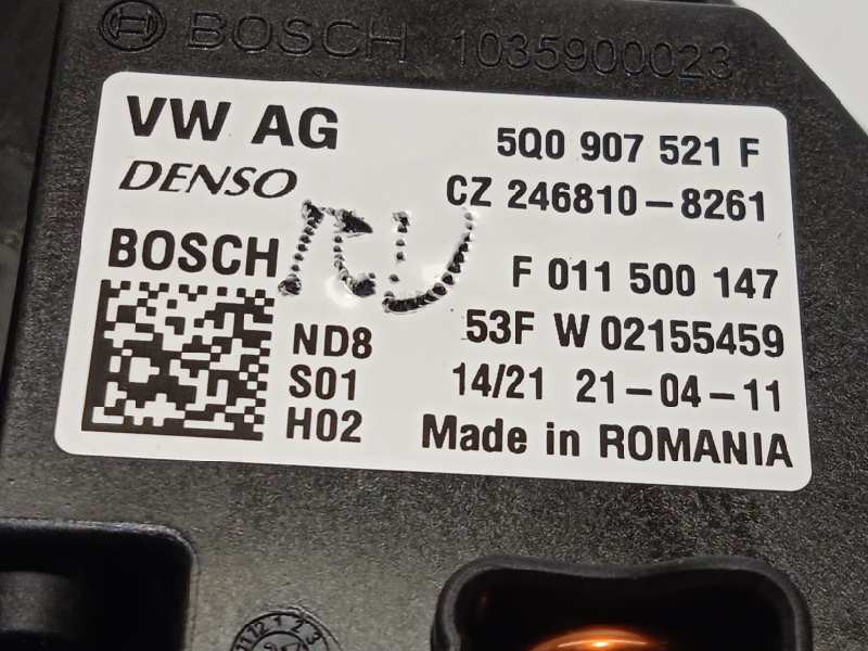 Recambio de motor calefaccion para skoda octavia lim. (nx3) 2.0 tdi referencia OEM IAM 5WB819015  5Q0907521F