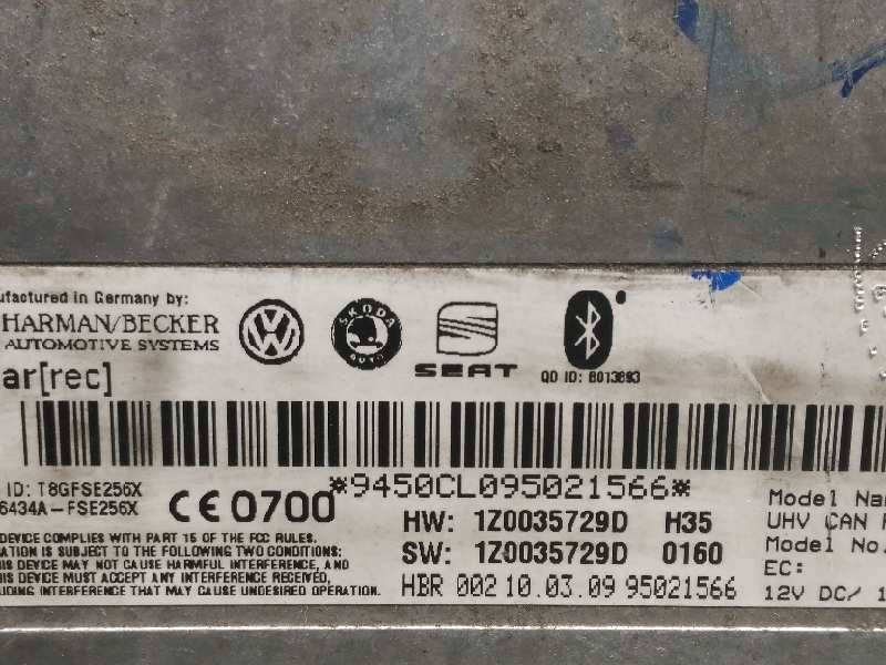 Recambio de centralita unidad control telefono para seat altea xl (5p5) family referencia OEM IAM 1Z0035729D  