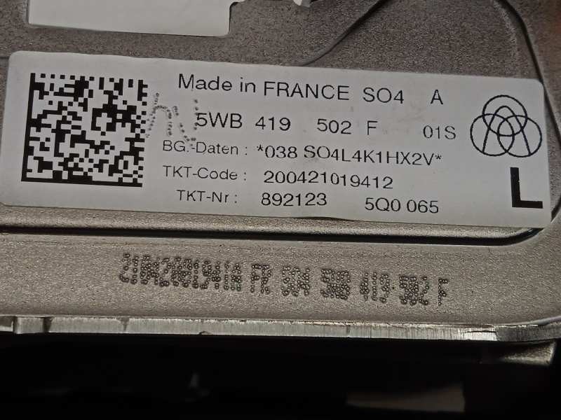 Recambio de columna direccion para skoda octavia lim. (nx3) 2.0 tdi referencia OEM IAM 5WB419502F  