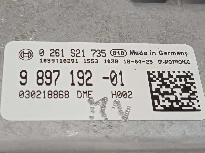 Recambio de centralita motor uce para mini mini (f56) one referencia OEM IAM 9897192 12149897879 0261S21735