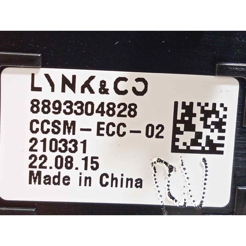Recambio de mando climatizador para lynk&co lynk & co 01 1.5 phev referencia OEM IAM 8893304828  