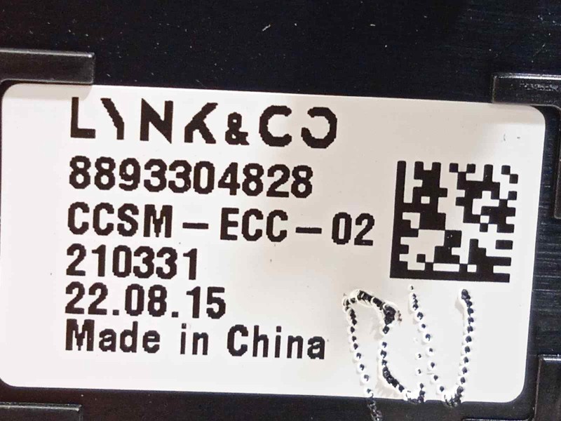 Recambio de mando climatizador para lynk&co lynk & co 01 1.5 phev referencia OEM IAM 8893304828  