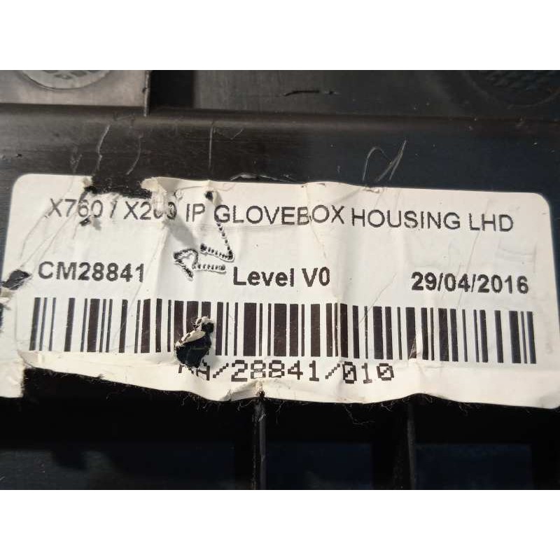 Recambio de guantera para jaguar xe 2.0 diesel cat referencia OEM IAM GX73060K63AA  CM28841