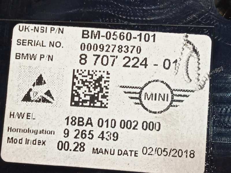 Recambio de cuadro instrumentos para mini mini (f56) one referencia OEM IAM 8707224 62105A1C3F8 62108707224