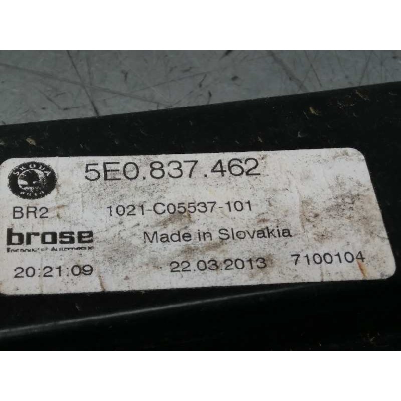 Recambio de elevalunas delantero derecho para skoda octavia lim. (5e3) style referencia OEM IAM 5E0837462  