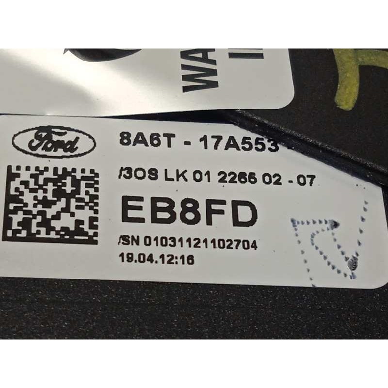 Recambio de mando intermitentes para ford b-max 1.6 tdci cat referencia OEM IAM 8A6T13N64BG  