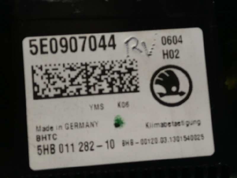 Recambio de mando climatizador para skoda octavia lim. (5e3) style referencia OEM IAM 5E0907044  5HB01128210