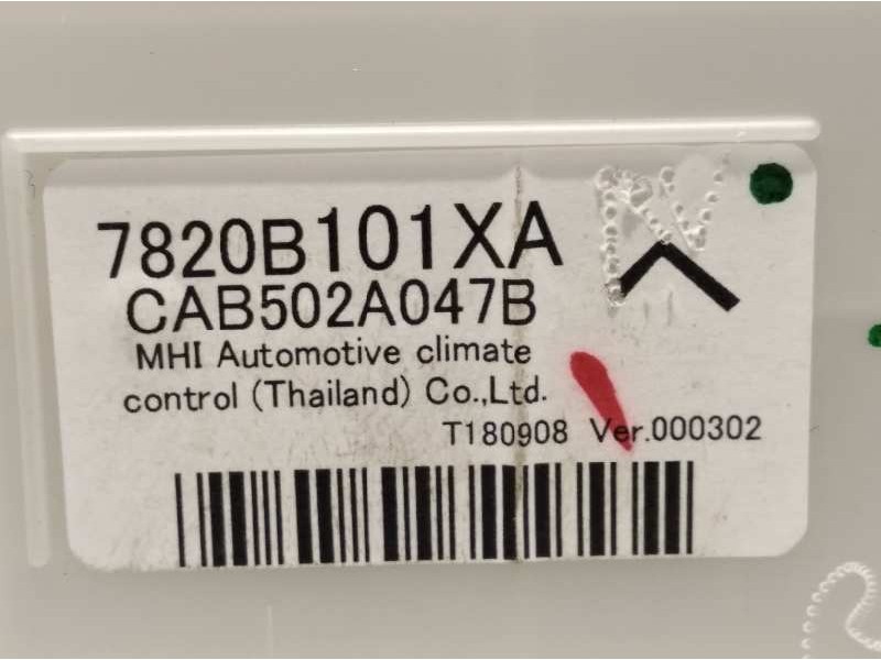 Recambio de mando climatizador para mitsubishi outlander (gf0) referencia OEM IAM 7820B101XA  
