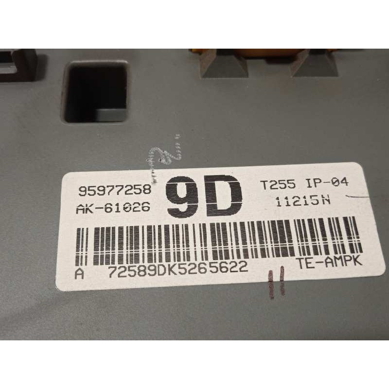 Recambio de caja reles / fusibles para chevrolet aveo 1.4 cat referencia OEM IAM 95977258  