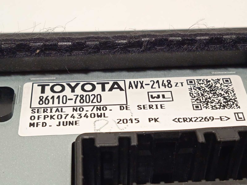 Recambio de pantalla multifuncion para lexus nx 2.5 16v cat (híbrido) referencia OEM IAM 8611078020  