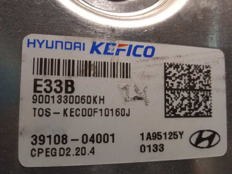 Recambio de centralita motor uce para hyundai kona 1.0 tgdi cat referencia OEM IAM 3910804001  