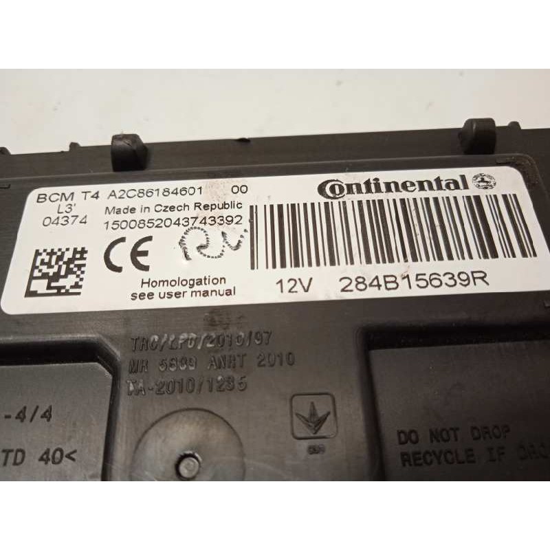 Recambio de modulo electronico para renault clio iv technofeel referencia OEM IAM 284B15639R  