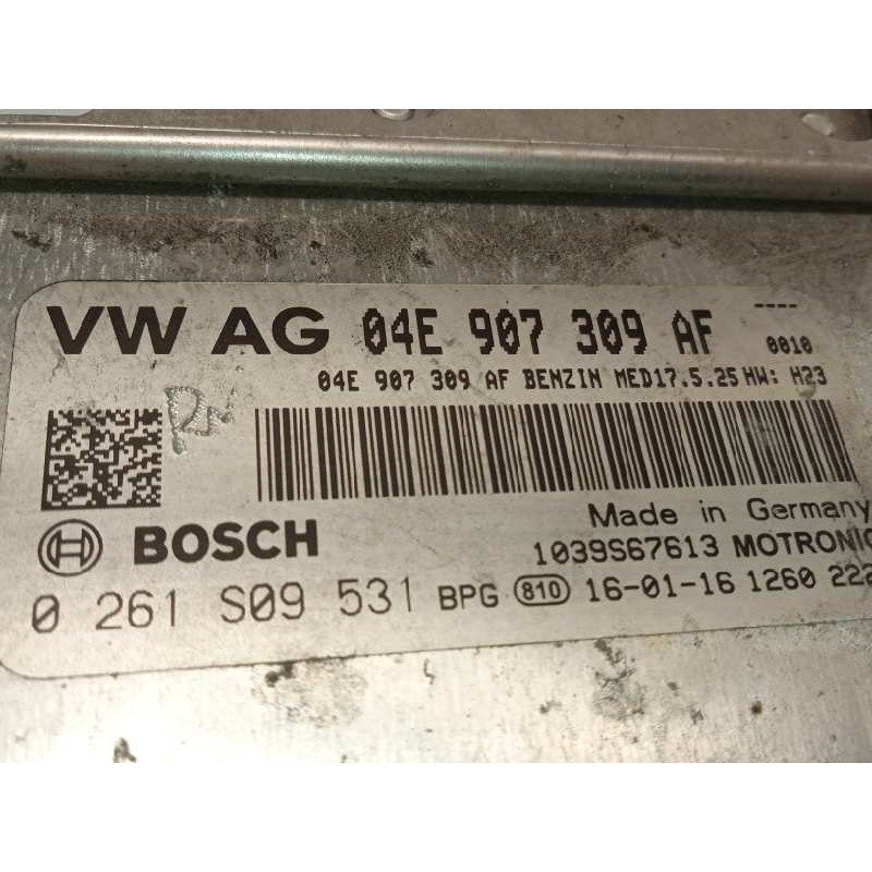 Recambio de centralita motor uce para seat ibiza (6p1) style referencia OEM IAM 04E907309AF  0261S09531