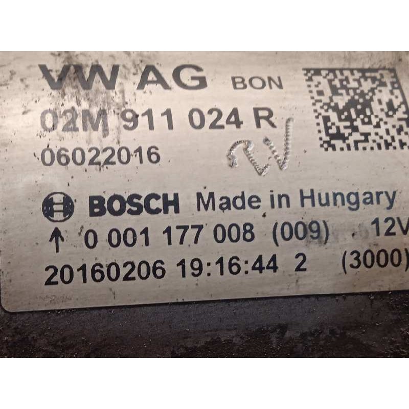 Recambio de motor arranque para seat ibiza (6p1) style referencia OEM IAM 02M911024R  0001177008