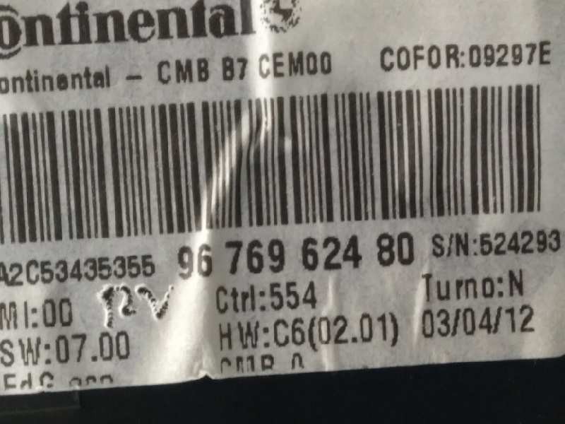 Recambio de cuadro instrumentos para citroën c4 lim. tonic referencia OEM IAM 9676962480  