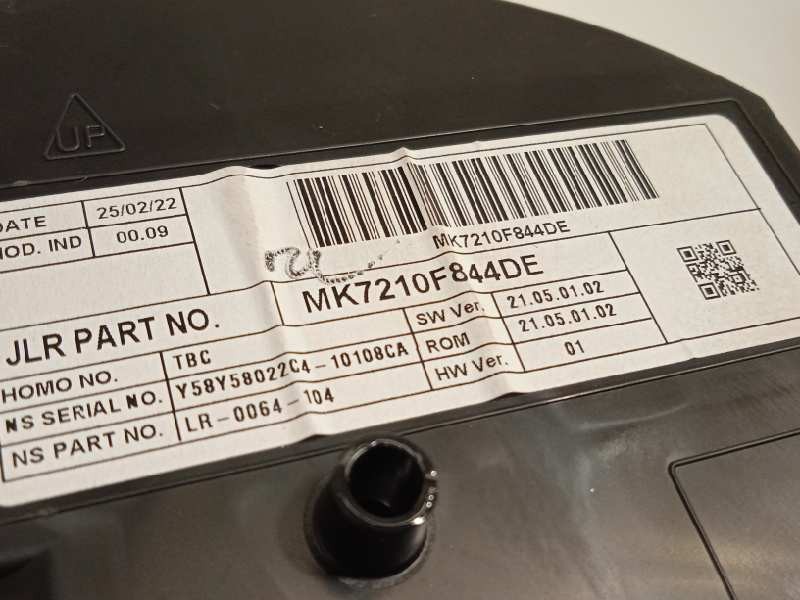 Recambio de cuadro instrumentos para land rover discovery sport (2019 - ...) 2.0 referencia OEM IAM MK7210F844DE  LR142656