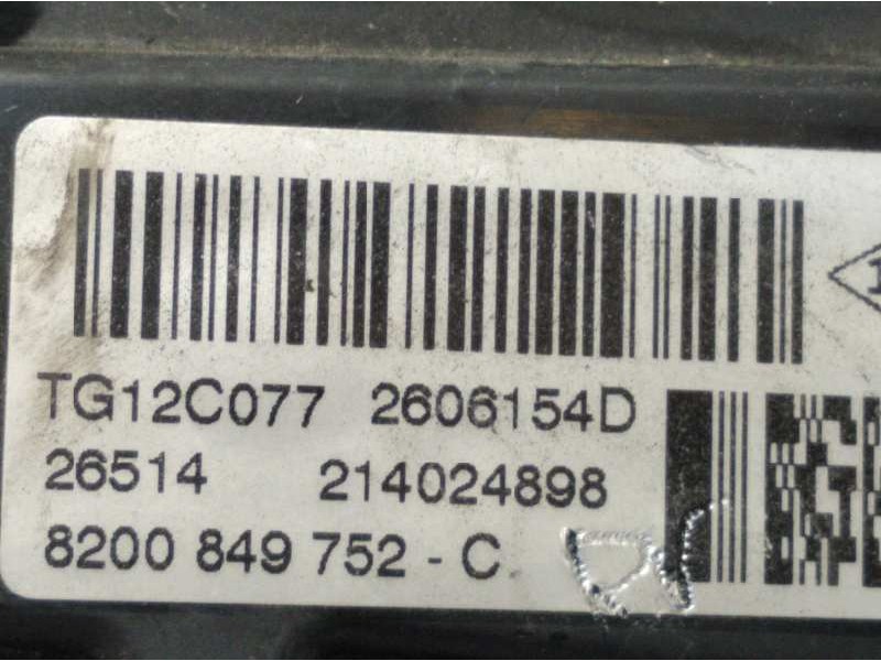 Recambio de alternador para renault megane iii berlina 5 p 1.2 16v referencia OEM IAM 8200849752  TG12C077