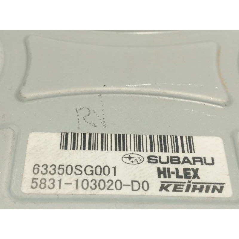 Recambio de modulo electronico para subaru forester s12 2.0 diesel cat referencia OEM IAM 63350SG001  