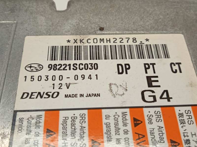 Recambio de centralita airbag para subaru forester s12 2.0 diesel cat referencia OEM IAM 98221SC030  1503000941