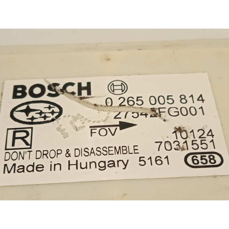 Recambio de centralita esp para subaru forester s12 2.0 diesel cat referencia OEM IAM 27542FG001  0265005814