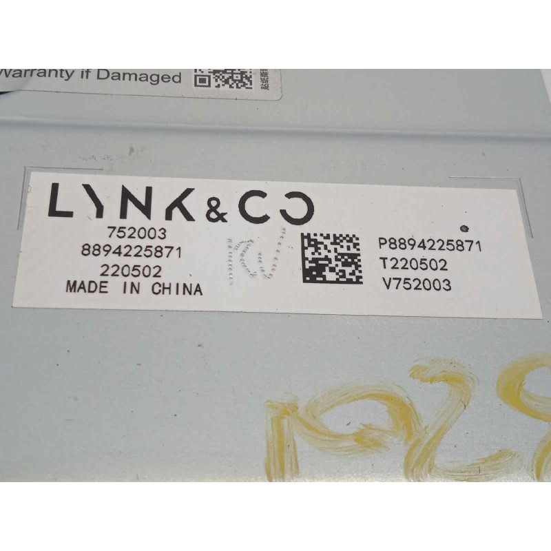 Recambio de antena para lynk&co lynk & co 01 1.5 phev referencia OEM IAM 8894225871  