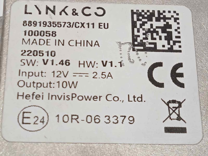 Recambio de modulo electronico para lynk&co lynk & co 01 1.5 phev referencia OEM IAM 8891935573  