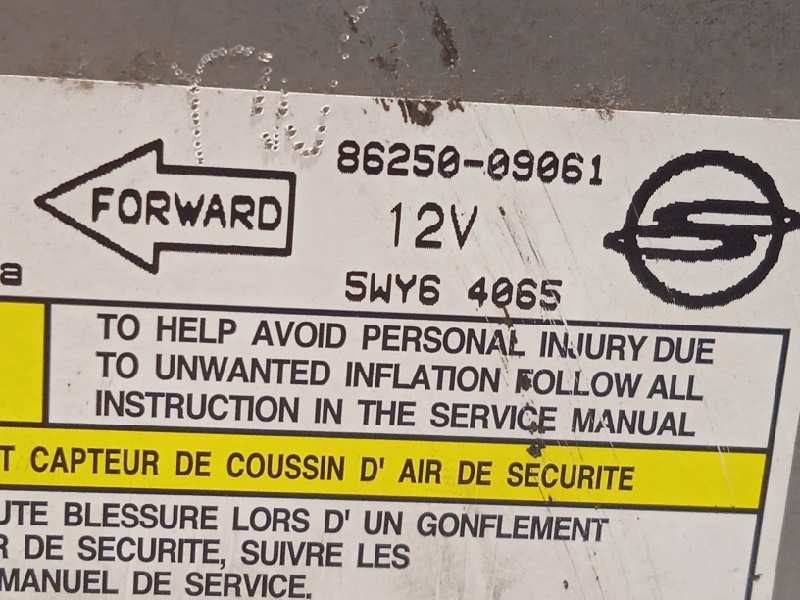 Recambio de centralita airbag para ssangyong kyron 200 xdi limited referencia OEM IAM 8625009061  5WY64065
