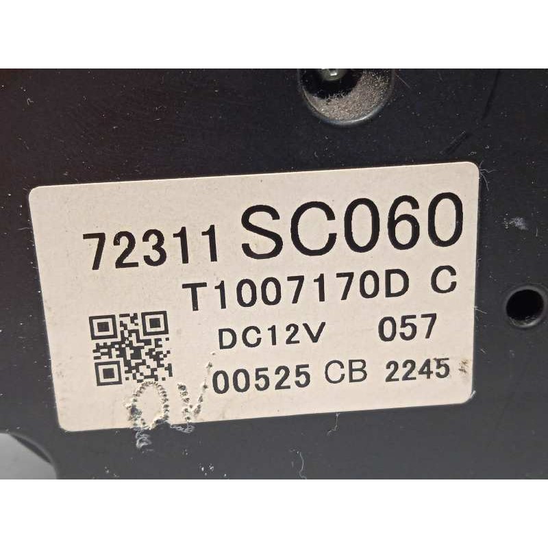 Recambio de mando climatizador para subaru forester s12 2.0 diesel cat referencia OEM IAM 72311SC060  