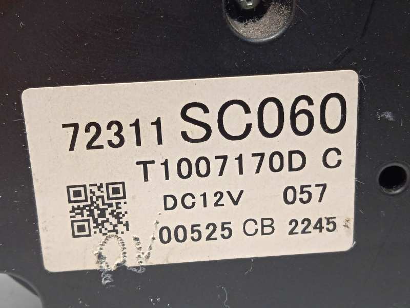 Recambio de mando climatizador para subaru forester s12 2.0 diesel cat referencia OEM IAM 72311SC060  