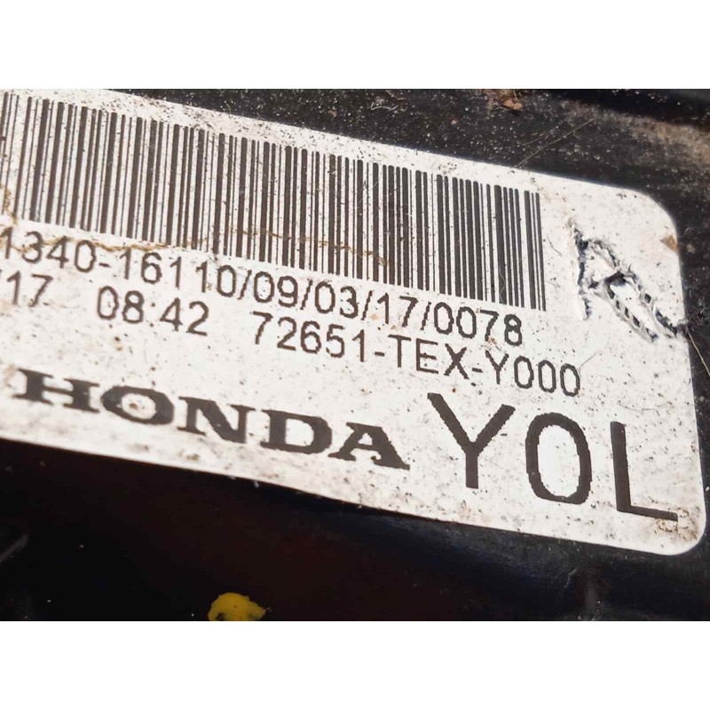 Recambio de cerradura puerta trasera izquierda para honda civic lim.4 (fc) 1.0 referencia OEM IAM 72651TEXY000  