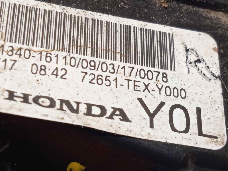 Recambio de cerradura puerta trasera izquierda para honda civic lim.4 (fc) 1.0 referencia OEM IAM 72651TEXY000  