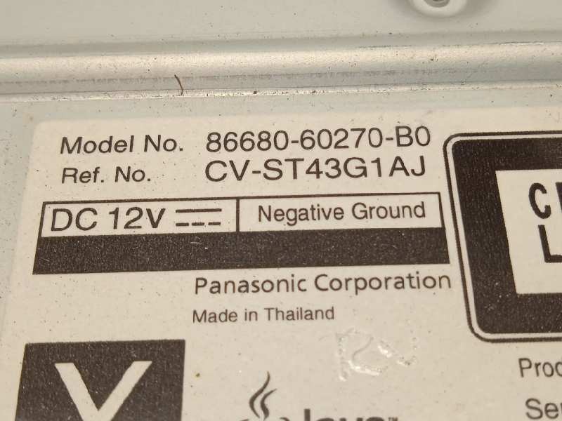 Recambio de pantalla multifuncion para toyota land cruiser (j15) 2.8 cat referencia OEM IAM 8668060270  